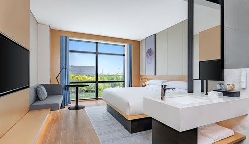 Habitación estándar, 1 cama de matrimonio grande, no fumadores, vistas a la ciudad