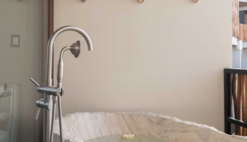 Suite estudio estándar, 1 cama de matrimonio grande, acceso a la piscina