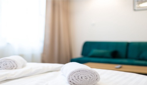 Apartment Double Bed with Sofa bed, Private Bathroom