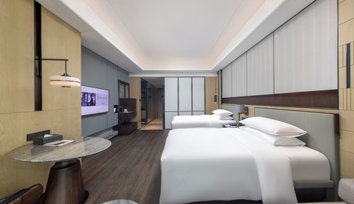 Habitación Deluxe, 2 camas dobles, vistas a la ciudad