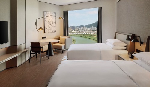 Habitación Deluxe, 2 camas dobles, vistas al río