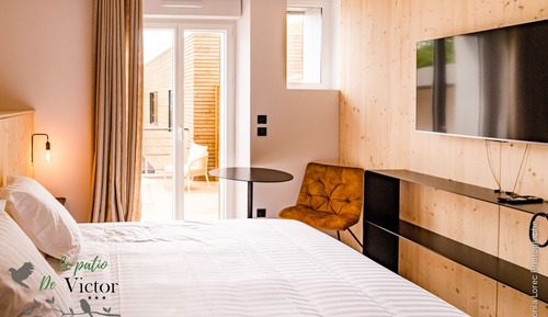 Habitación superior con 1 cama doble o 2 individuales