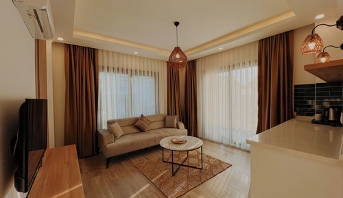 Apartamento Deluxe, 1 cama de matrimonio grande, vistas a la piscina