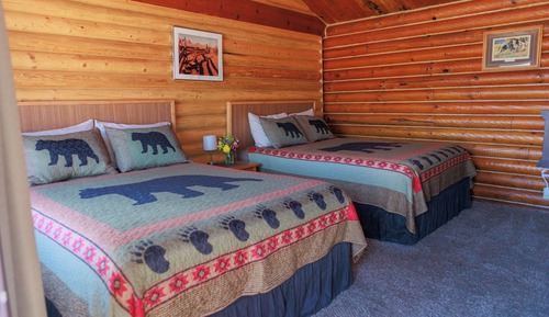 Habitación tradicional, 2 camas de matrimonio, no fumadores, vistas a la montaña