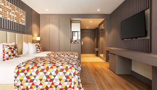 Habitación estándar con 2 camas individuales, vistas al mar