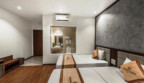 Habitación Deluxe con 1 cama doble o 2 individuales, vistas a la ciudad