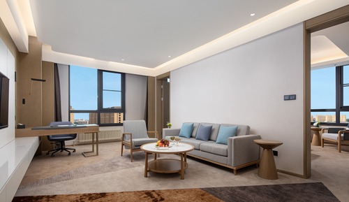 Suite de lujo, 1 cama de matrimonio grande, vistas a la ciudad