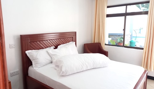 Estudio clásico, 1 cama de matrimonio grande, no fumadores, vistas a la piscina