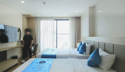 Habitación cuádruple familiar, vistas al mar
