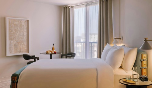 Estudio, 1 cama de matrimonio