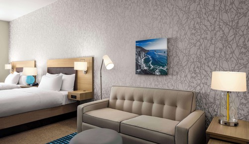 Suite estudio, 2 camas de matrimonio