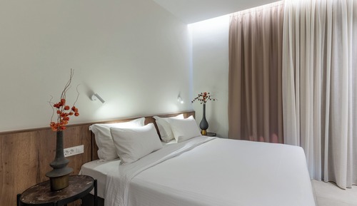 Habitación básica con 1 cama doble o 2 individuales