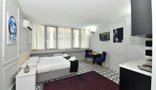 Estudio estándar, 1 cama de matrimonio
