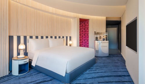 Habitación estándar, 1 cama de matrimonio grande, vistas a la ciudad