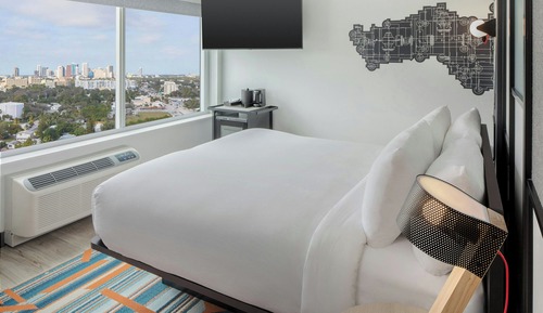 Habitación, 1 cama de matrimonio grande, no fumadores, vistas a la ciudad