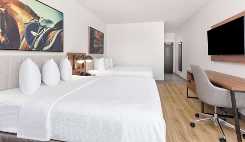 Habitación, 2 camas de matrimonio, no fumadores