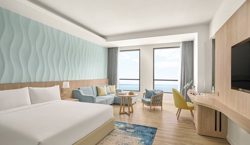 Habitación estándar, 1 cama de matrimonio grande, vistas al mar
