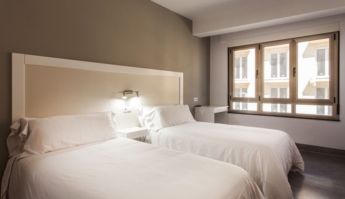 Habitación básica con 1 cama doble o 2 individuales