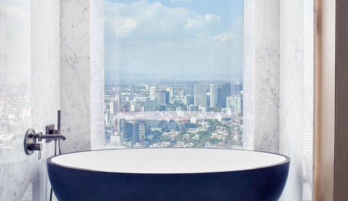 Habitación Deluxe, 2 camas de matrimonio, no fumadores, vistas a la ciudad (Corner)