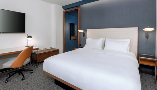 Habitación estándar, 1 cama de matrimonio grande con sofá cama
