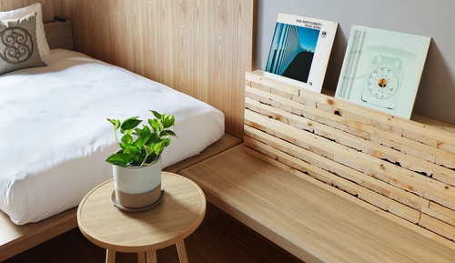 Habitación estándar con 2 camas individuales, no fumadores (Cabin floor 9-11F, Shower Booth)