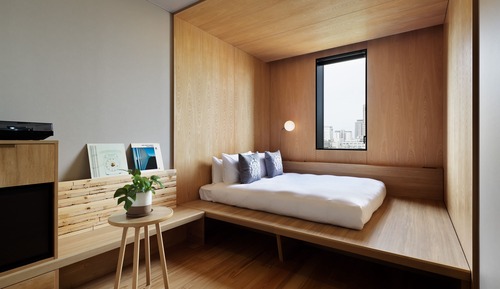 Habitación doble superior, no fumadores, vistas al parque (Cabin floor, 11F)