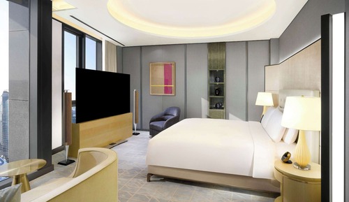 Suite presidencial, 2 habitaciones, Acceso al salón del club, vistas al lago