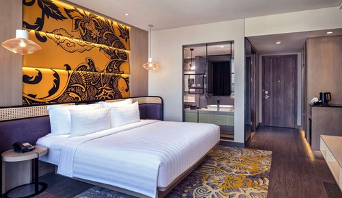 Habitación Deluxe, 1 cama de matrimonio grande, vistas a la ciudad