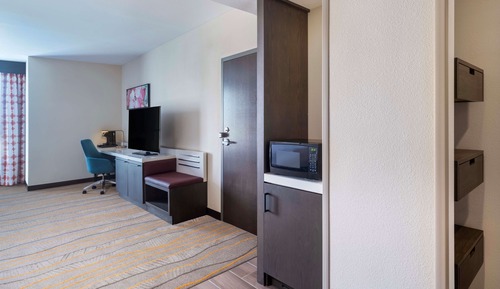 Habitación, 2 camas de matrimonio, accesible para personas con discapacidad, bañera