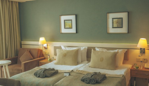 Habitación estándar con 1 cama doble o 2 individuales, vistas al mar