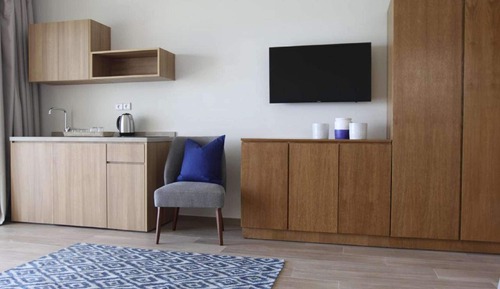 Suite, 1 cama de matrimonio, cocina, vistas al mar (with Sofabed)