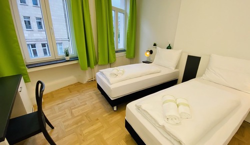 Habitación con 2 camas individuales