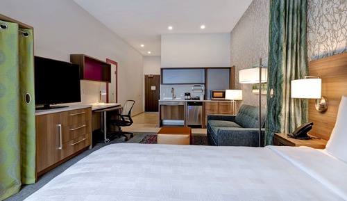 Estudio, 1 cama de matrimonio, accesible para personas con discapacidad (Roll-In Shower)