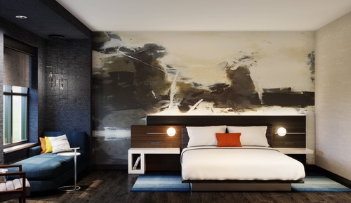 Habitación Deluxe, 1 cama de matrimonio grande con sofá cama
