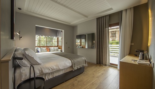 Habitación de diseño, terraza