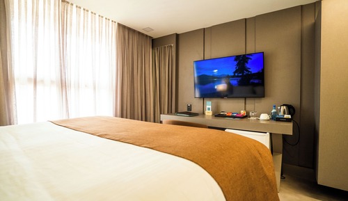 Habitación familiar, vistas a la ciudad