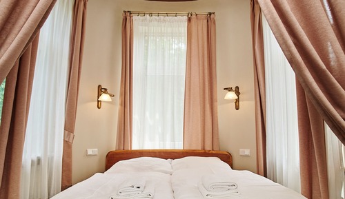 Habitación Premium doble, 1 cama doble con sofá cama