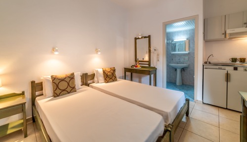 Basic Twin Room (Small Window), Terrace