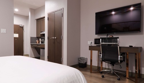 Suite, 1 cama de matrimonio grande, accesible para personas con discapacidad (Kitchenette )