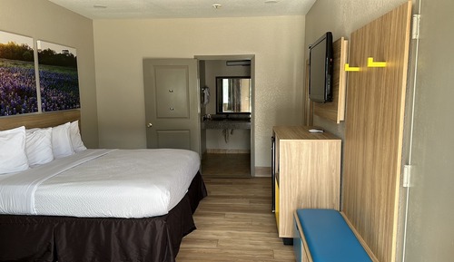Habitación, 1 cama de matrimonio grande, no fumadores (Mobility, Roll-in Shower)