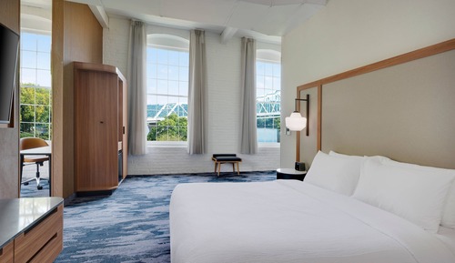 Suite estudio, 1 cama de matrimonio grande con sofá cama, no fumadores (View)