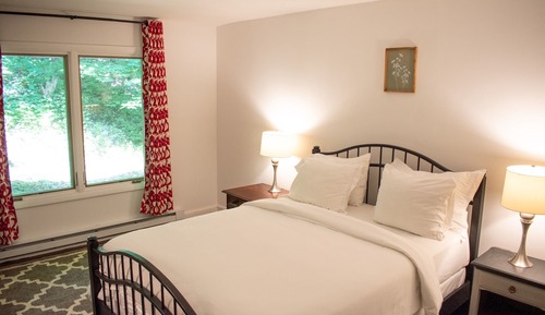 Habitación tradicional, 1 cama de matrimonio, vistas al complejo turístico (Lodge Queen Woods View)
