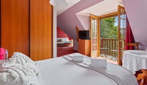 Suite junior, balcón