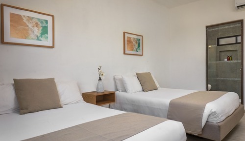 Habitación Deluxe doble, 2 camas dobles