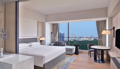Habitación, 1 cama de matrimonio grande, no fumadores, vistas a la ciudad