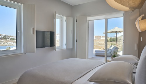 Panoramic Double Sea View Room with Outdoor Jacuzzi