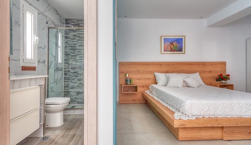 Apartamento Deluxe, 2 habitaciones, bañera de hidromasaje, vistas al jardín