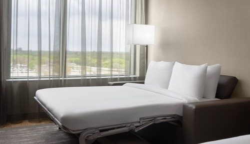Habitación, 1 cama de matrimonio grande con sofá cama