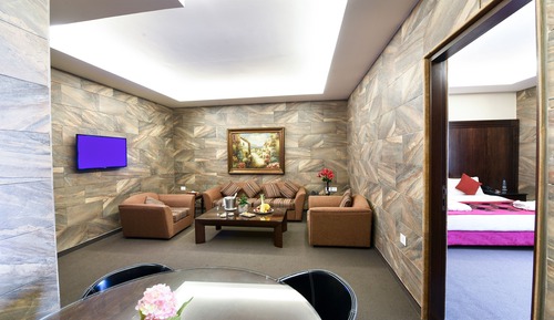 Suite familiar, 2 habitaciones, accesible para personas con discapacidad, vistas a la montaña