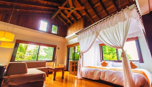 Villa, no fumadores, mirando al mar (Twin bed, Private Terrace)